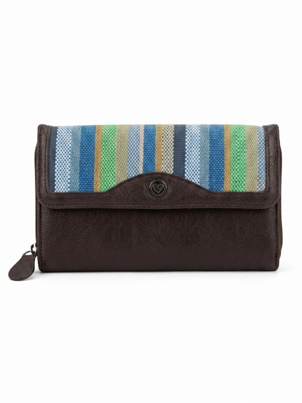 LargeStriped Multicolor Wallet